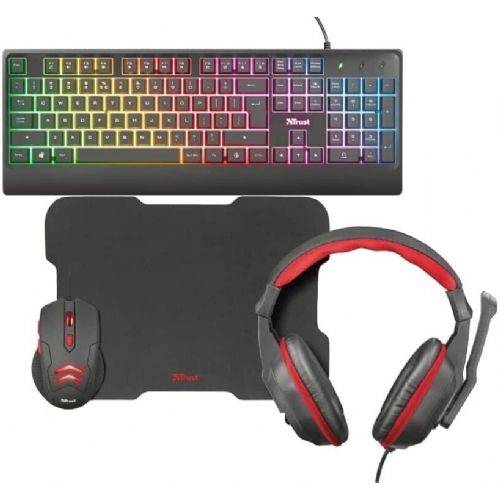 KIT GAMING TALIUS PACK GAMING V2 TASTIERA + MOUSE + MOUSE PAD + CUFFIE